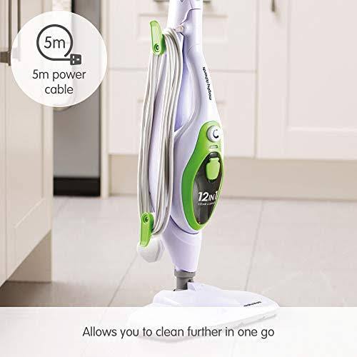 Morphy Richards 720512 12-in-1 Steam Cleaner, Kills