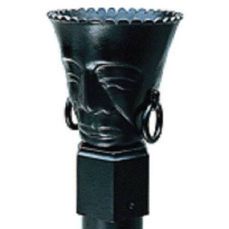 MHP Polynesian Tiki Torch Head Solid Cast Aluminum for Natural GAS New