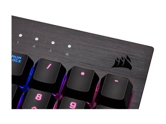 Corsair K60 RGB Pro Low Profile Mechanical Gaming Keyboard - Cherry MX Low Profile Speed Mechanical Keyswitches