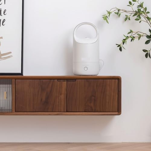 tv Units for Living Room Floating TV Unit, 70.8''/78.7'' Wall Mounted TV Cabinet, Floating Shelves with Door, Modern Wood Entertainment Media Console Center Large Storage TV Bench for Living Room Bed