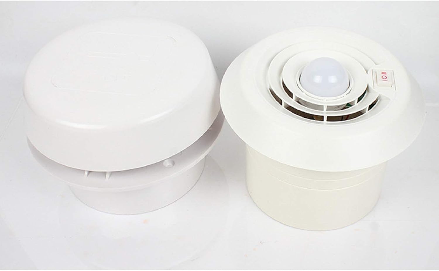 Exhaust Cooling Fan -- MASO Car 12V RV Motorhome Roof Vent Ventilation Cooling Exhaust Fan Noiseless Energy-saving for Homes Trailer Travel Caravan ——Exhaust Fan Shell(without indoor air vent)