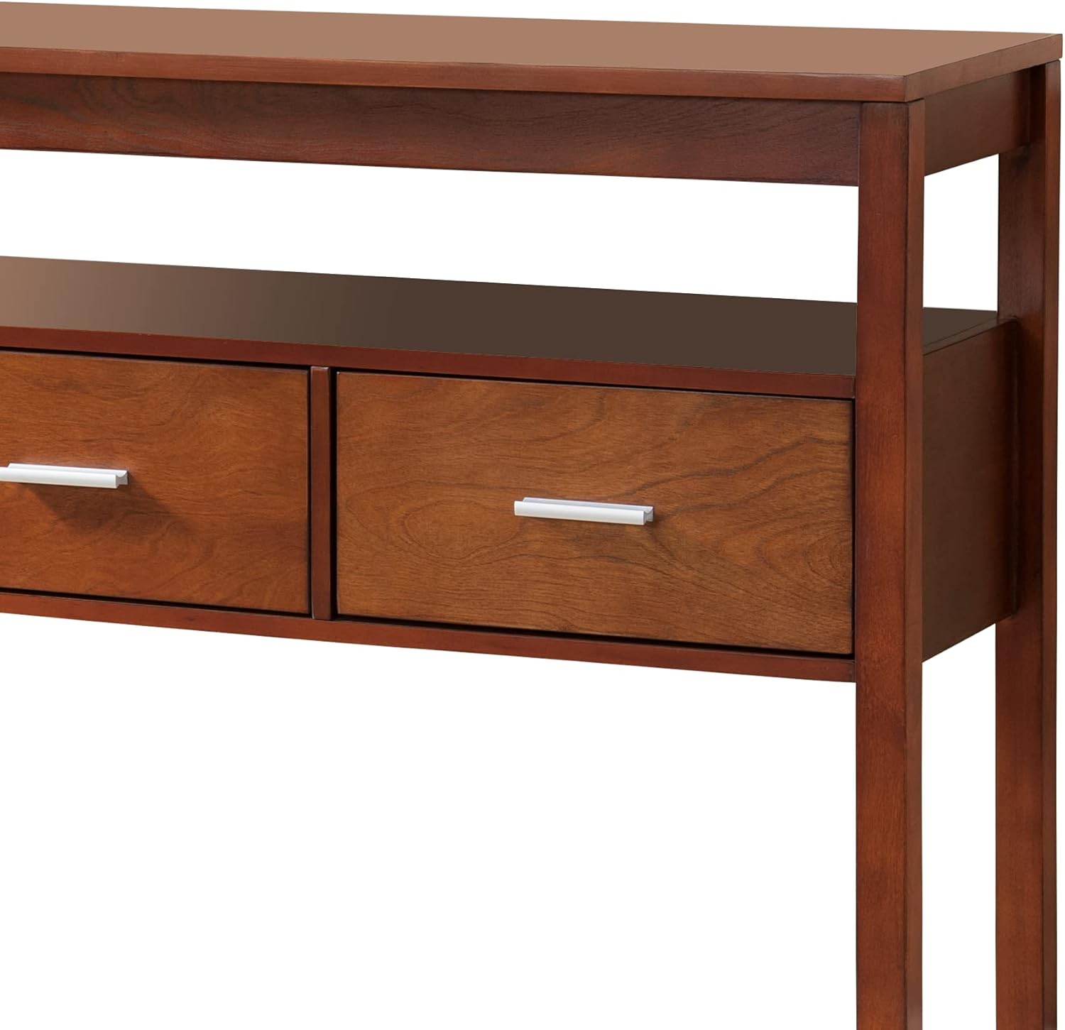 Luxurious Design Style Console Table, Furniture Walnut Wood Hall Side Cabinet Accent Furniture, Hallway, Entryway Home Decor