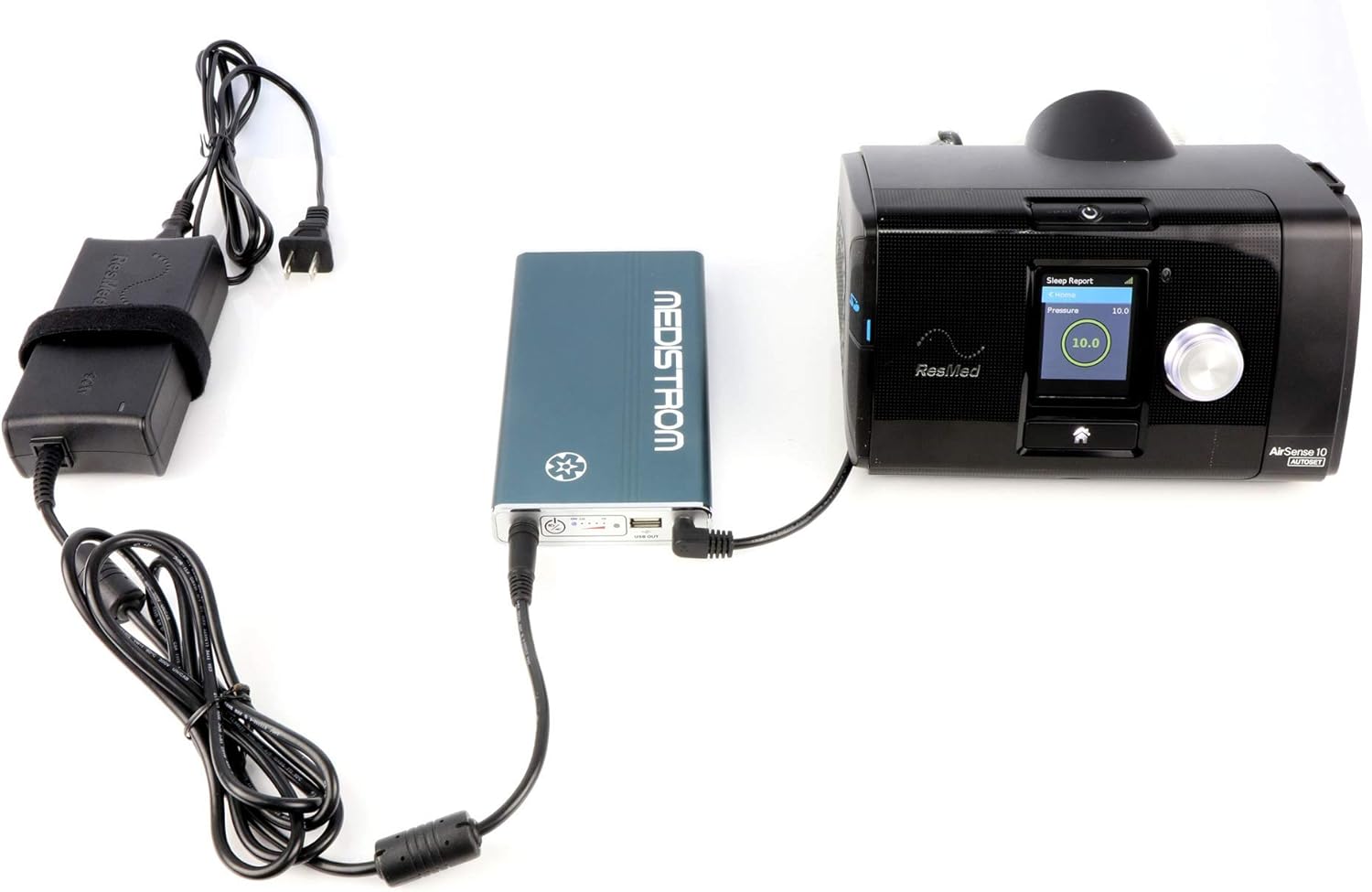 Bundle - Pilot-24 Lite CPAP Battery & Car Charger for ResMed Airsense 10, S9 and AirMini CPAP Devices