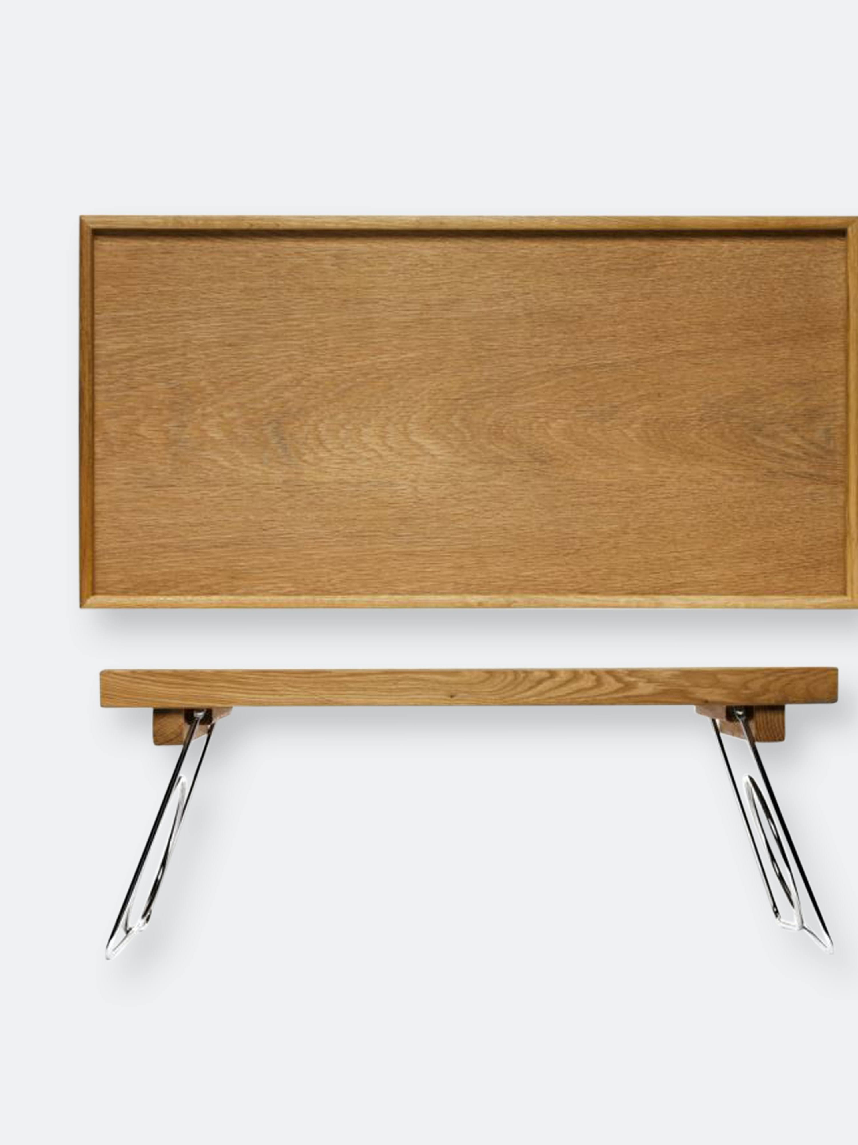 Sagaform Oak Bed Tray with Folding Legs