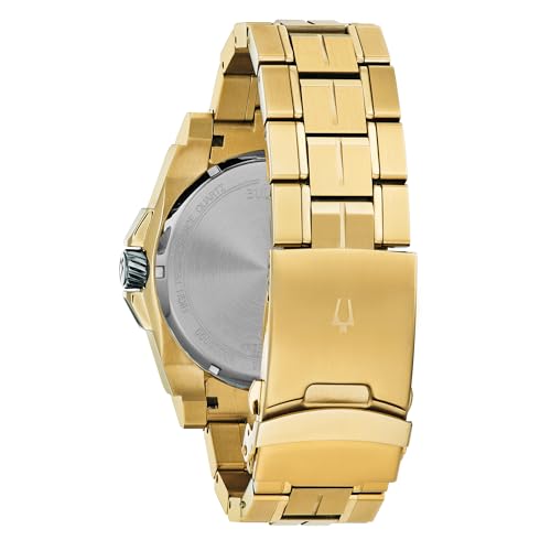 Bulova Men’s High Precisionist Quartz Icon Grey IP and Rose Gold Watch, Diamonds, 300M Water Resistant
