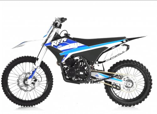 HHH Apollo Thunder 250cc Racing Bike 250cc Dirtbike Proactive Dirt Bike 21/18 inch Wheels Gas pitbike for Youth and Adult Dirt Bike (Blue)