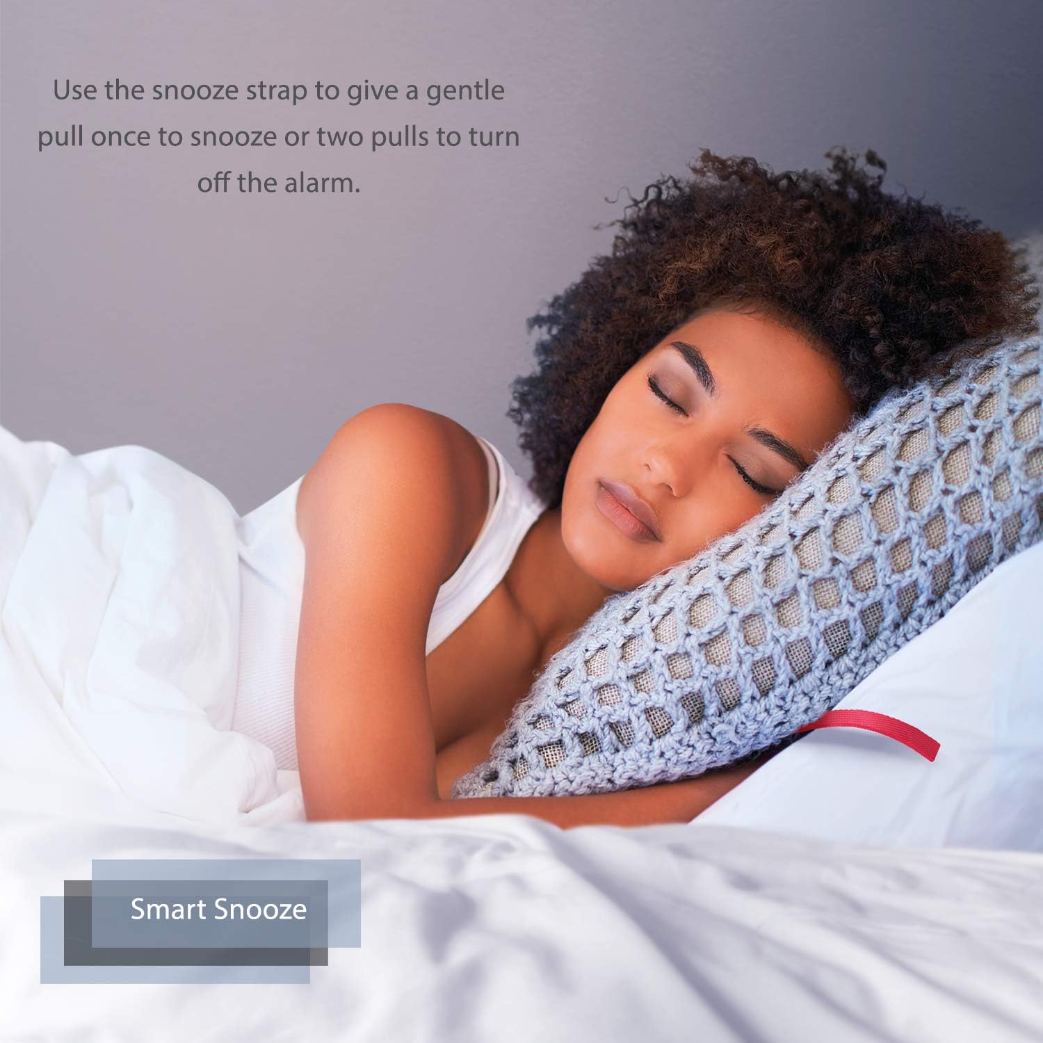 Bellman & Symfon Vibio - Wireless Bedshaker Alarm Connects to Mobile Device via Bluetooth - Create Custom Alarms on App : for Heavy Sleepers & People Who Can Not Hear Their Alarm, Deaf & Seniors