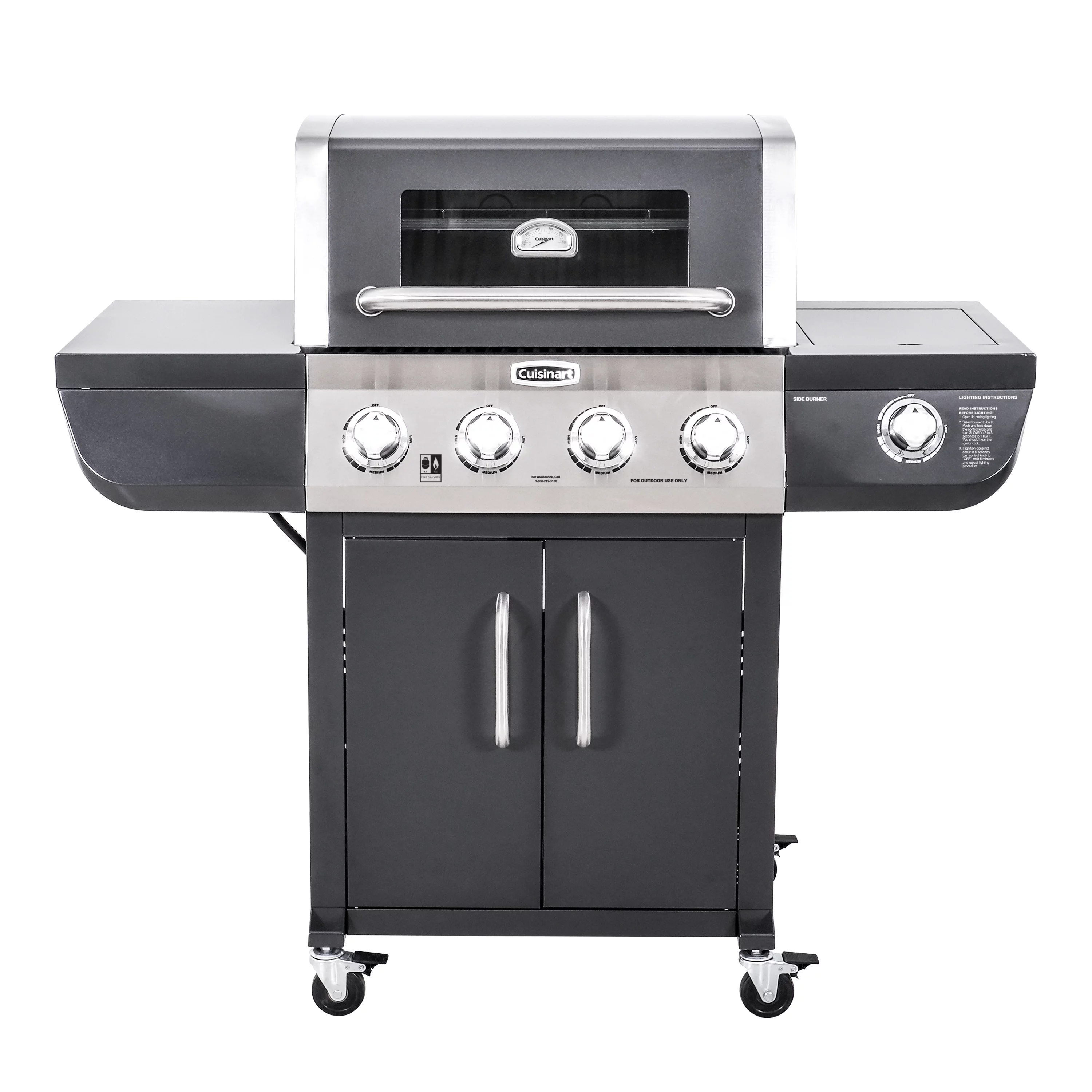 Cuisinart 4-Burner Dual Fuel Gas Grill (Propane/Natural Gas)