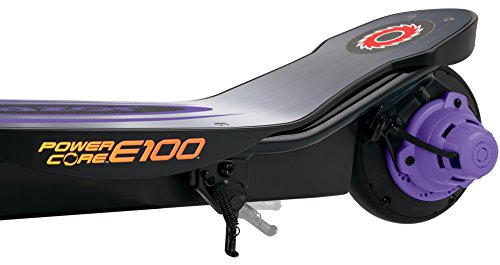 Razor Power Core E100 Electric Scooter - 100w Hub Motor, 8" Air-Filled Tire, Up to 11 mph and 60 min Ride Time, for Kids Ages 8 and Up