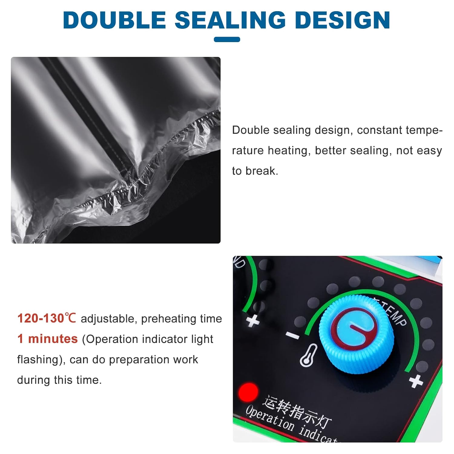 Air Cushion Machine 32ft/min Air Pillow Machine Portable Air Cushion Wrap Machine 300L/min for Shipping, Packing Supplies