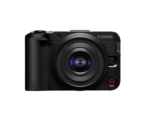 Canon EOS R50 V with RF-S14-30mm F4-6.3 is STM PTZ Lens, APS-C Mirrorless Interchangeable Lens Hybrid Camera, Ultra-Wide Angle Zoom Lens, Vertical Video, Vlogging, Live-Streaming, Content Creation