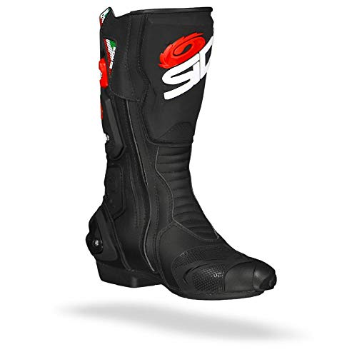 SiDI | Road Motorcycle Boots, Professional Racing Boots for Men VERTIGO, Elastic Zip, Ankle Support