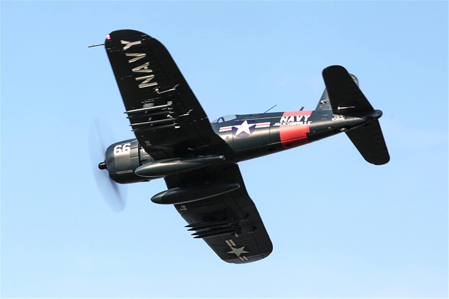Fms Rc Plane 6 Channel Remote Control Airplane Racing Warbird 1700MM (66.9") Wingspan F4U Corsair V3 Without Reflex V2 Rc Planes for Adults PNP (No Radio, Battery, Charger)