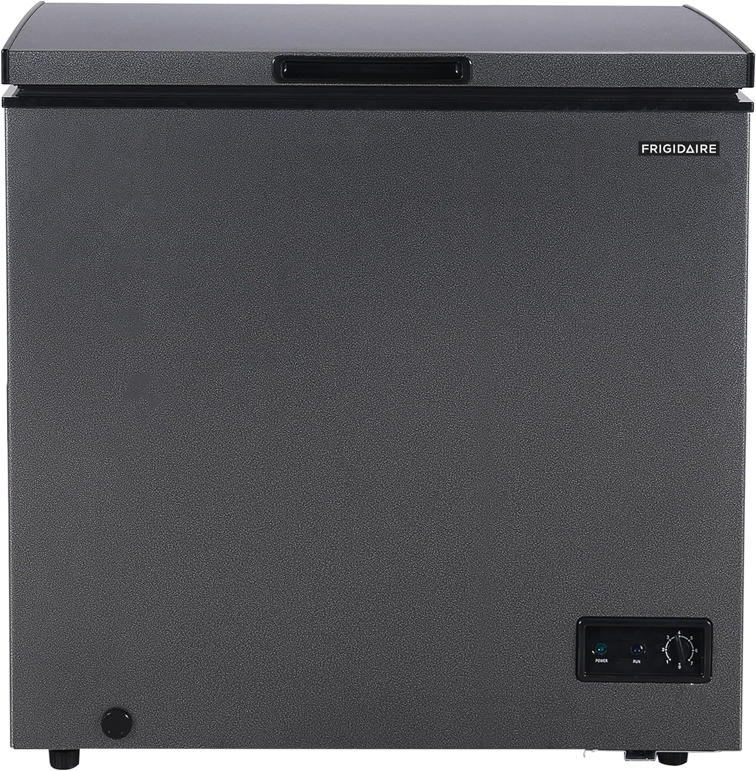 Frigidaire EFRF70136COM Chest Deep Freezer, 7 Cu. Ft. Capacity, Granita Rugged Design-Adjustable Thermostat-Removable Vinyl Coated Wire Basket-Easy Defrost Drain