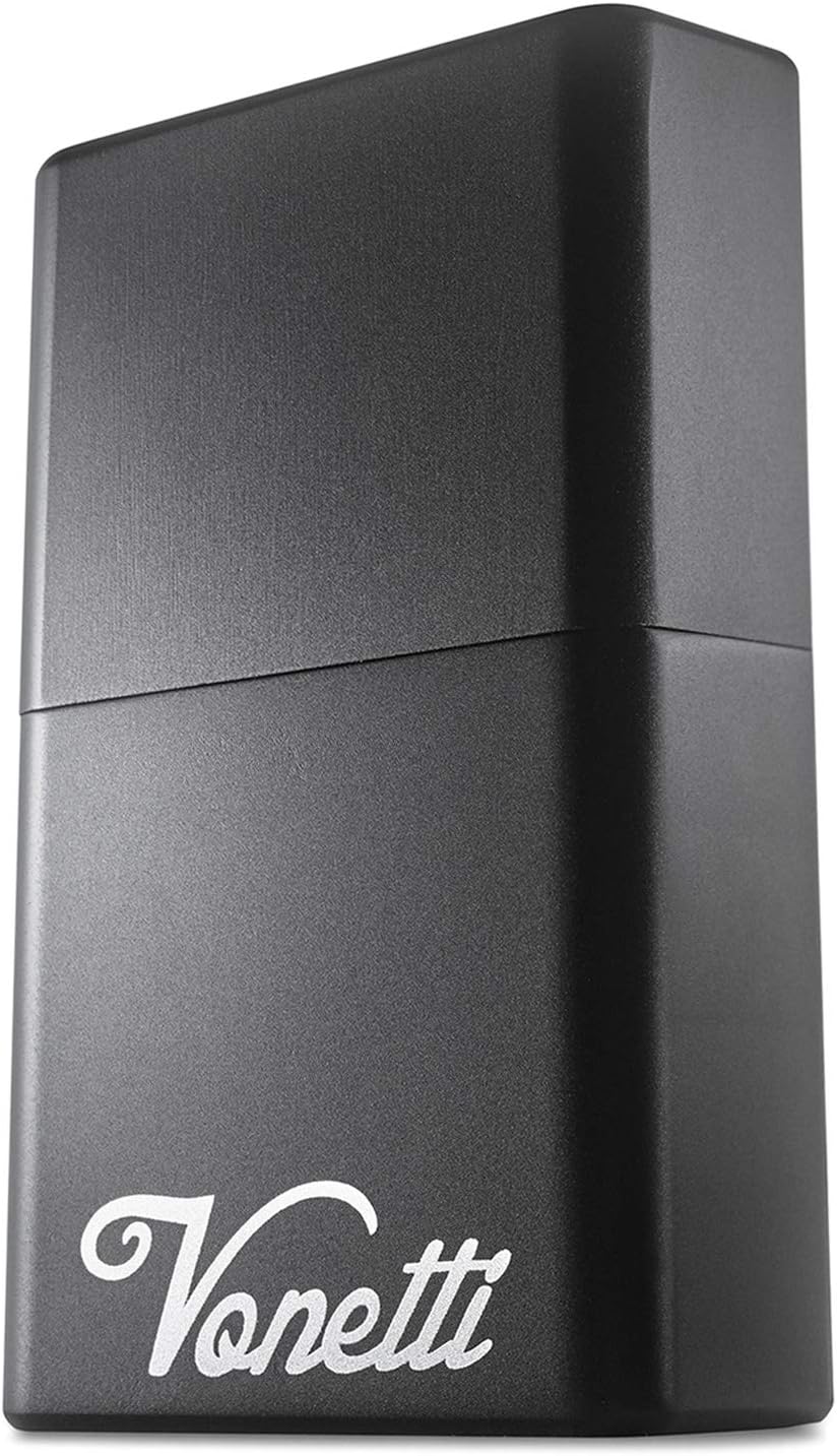 VONETTI Alpha Shield 3.4 Inch Premium Keyless Go Protection - Aluminium Box for Car Key Holder RFID Blocking Case, Car Key Safe Box, Car Keyless Entry Fob Guard Signal Blocker Faraday Tin Pack of 2