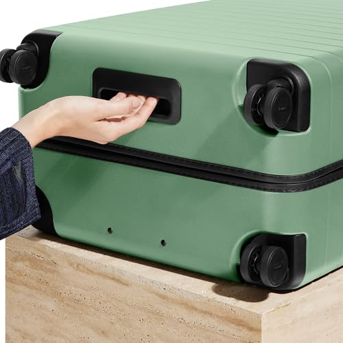 Away Large Checked Luggage, 29 Inch Hardside Suitcase with Spinner Wheels, Lightweight & Durable, TSA Lock, Clay Pink