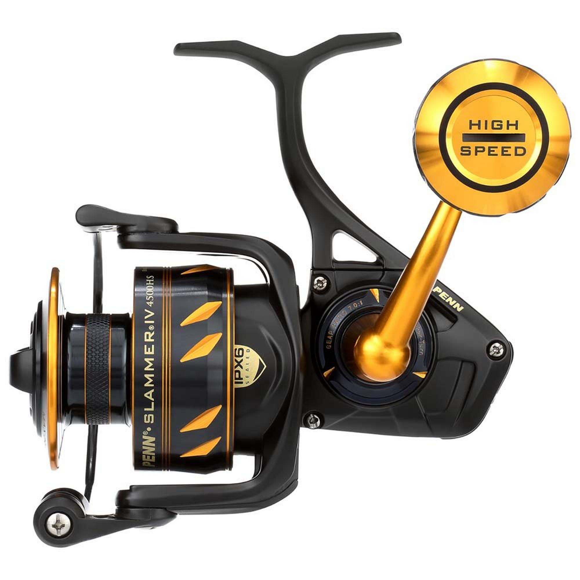 PENN Slammer IV Spinning Reel, Size 4500, 7.0:1 Gear Ratio