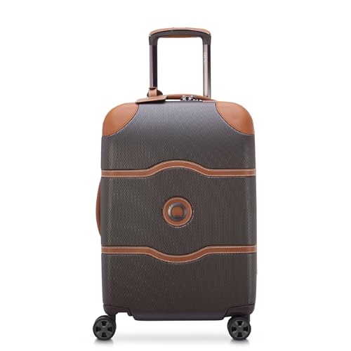 DELSEY PARIS Chatelet Air 2.0 Hardside Luggage with Spinner Wheels, Angora, Checked-Large 28 Inch