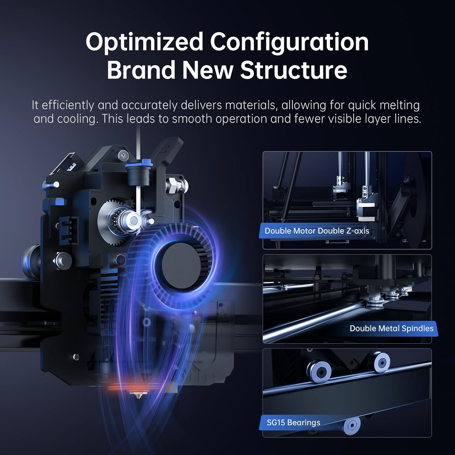 Anycubic Kobra 2 Max 3D Printer, 88L Large 500mm/s Printing Volume with Auto Leveling, Vibration Compensation & Flow Control for Enhanced Print Quality