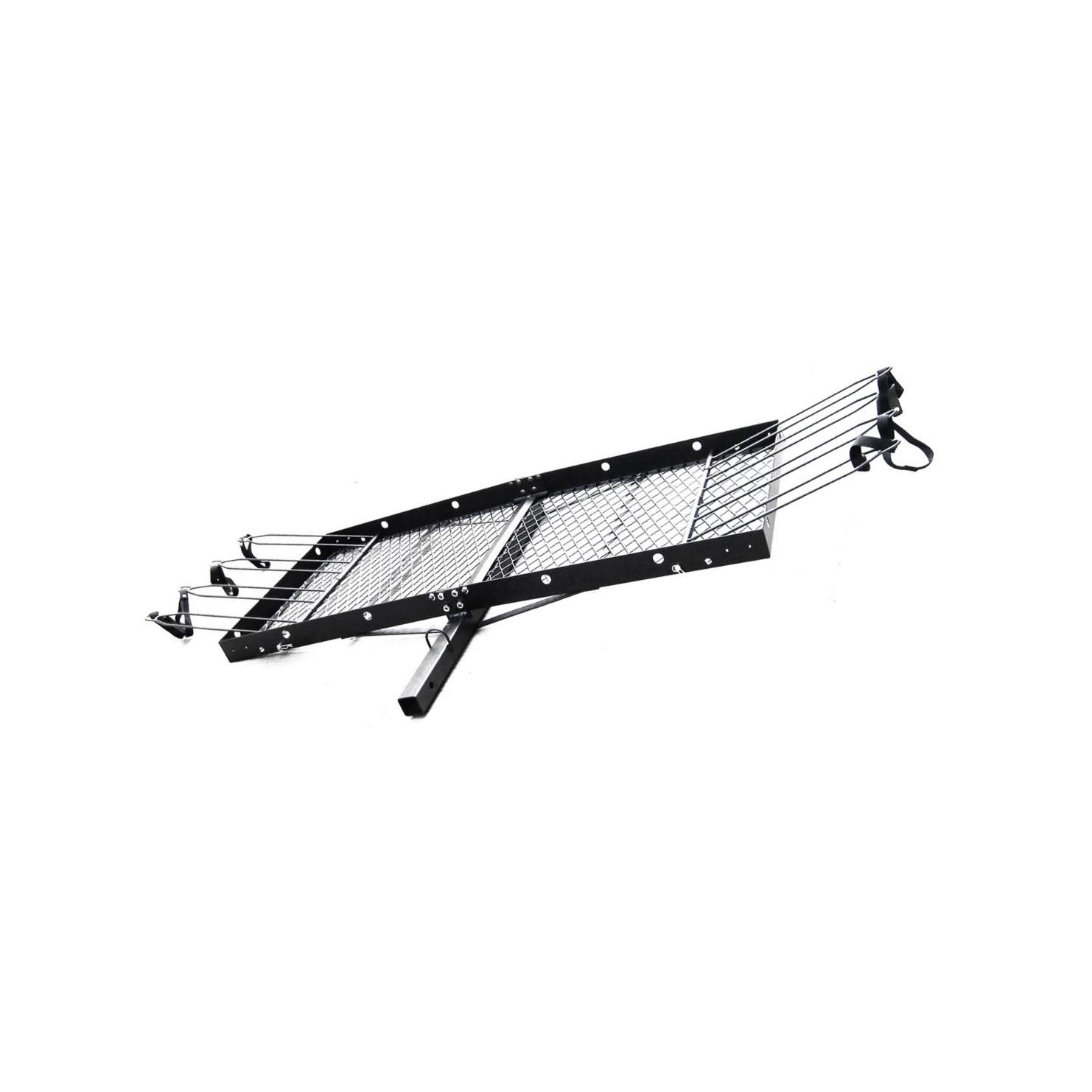 Tow Tuff 62 inch Steel Cargo Carrier Trailer for Car or Truck with Bike Rack 832