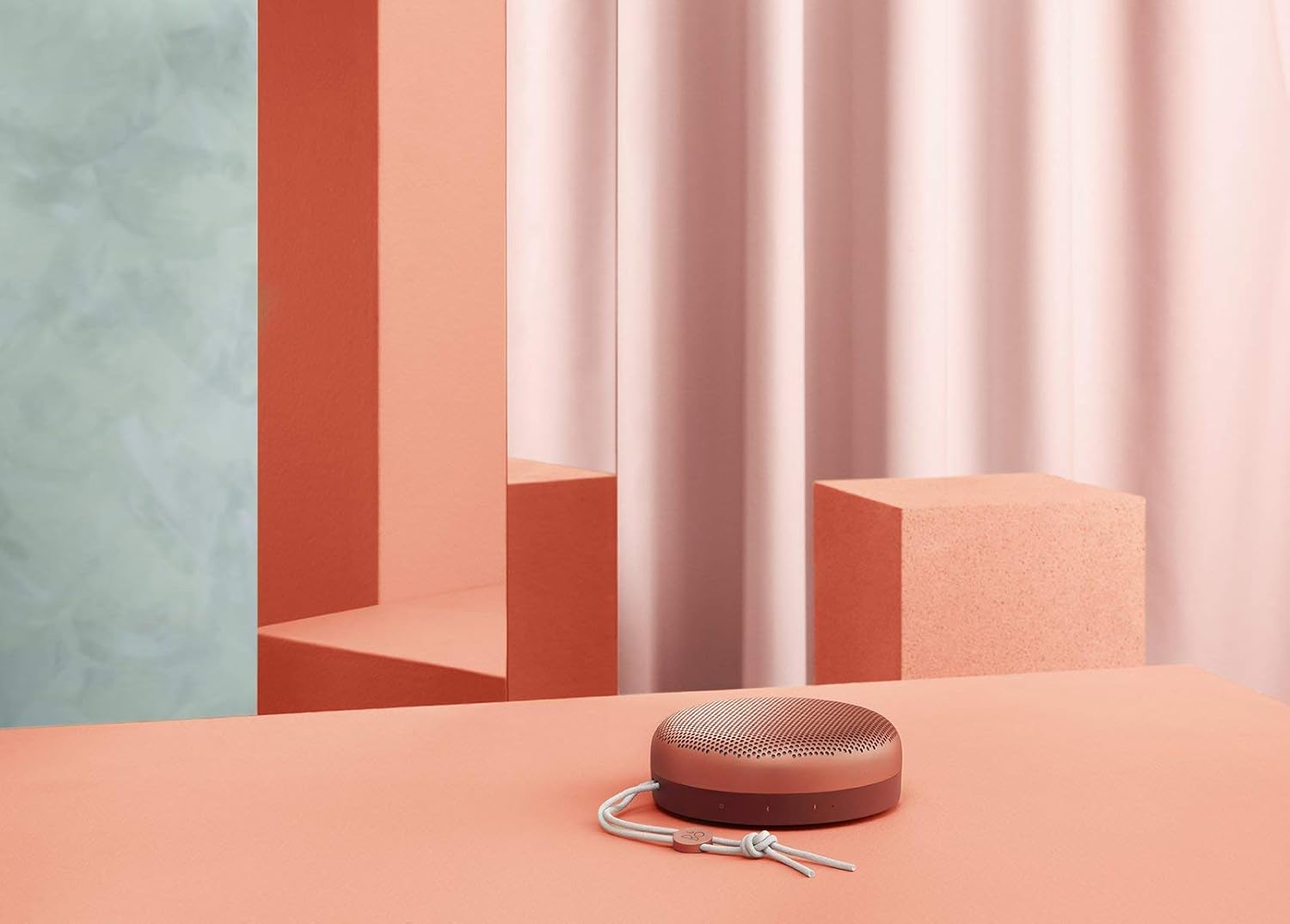 Bang & Olufsen Beoplay A1 Portable Bluetooth Speaker with Microphone - (Tangerine)(Renewed)