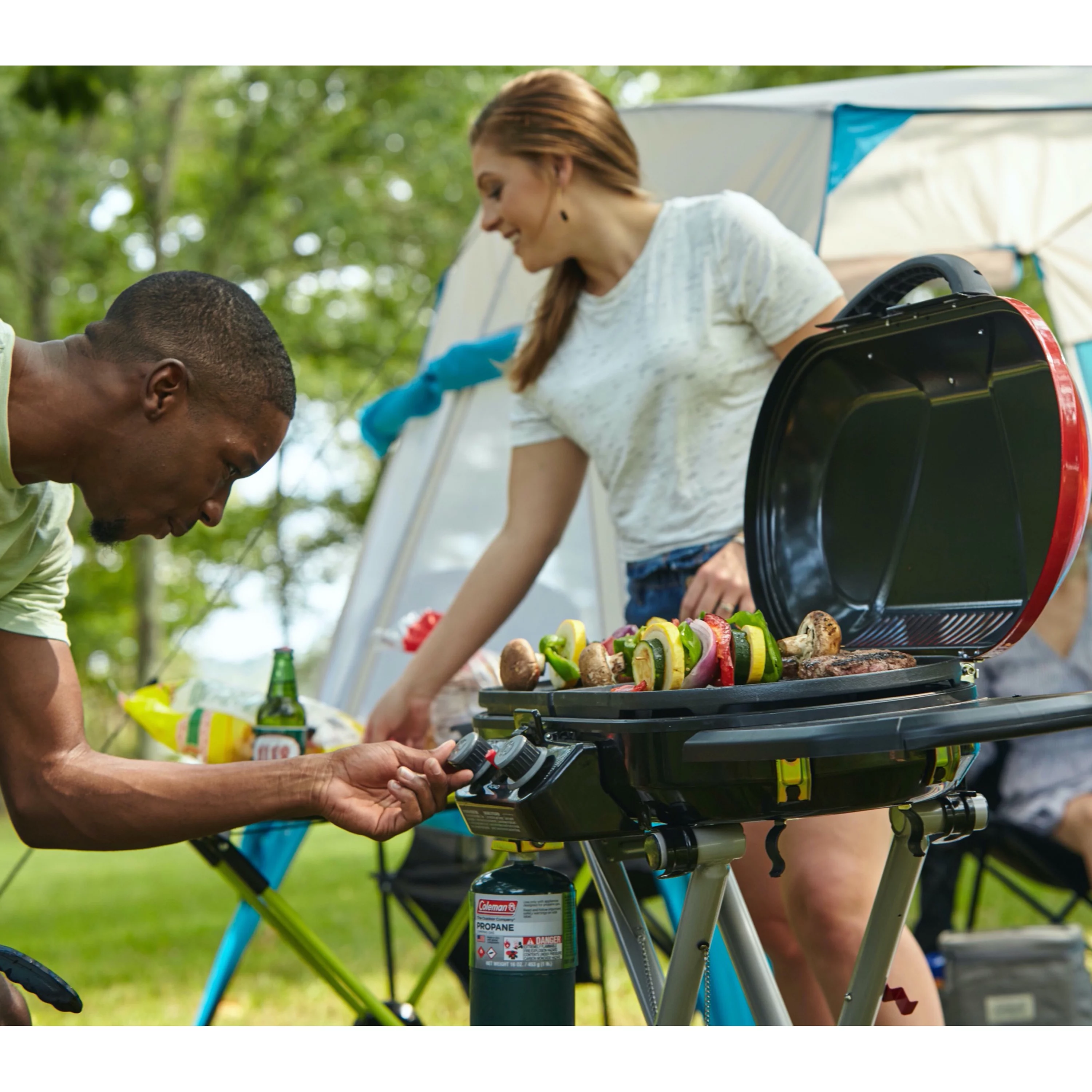 Coleman RoadTrip X-Cursion 2 Burner Propane Gas Portable Grill
