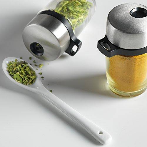 Cole u0026 Mason Herb and Spice Carousel, Silver, 20 Jar