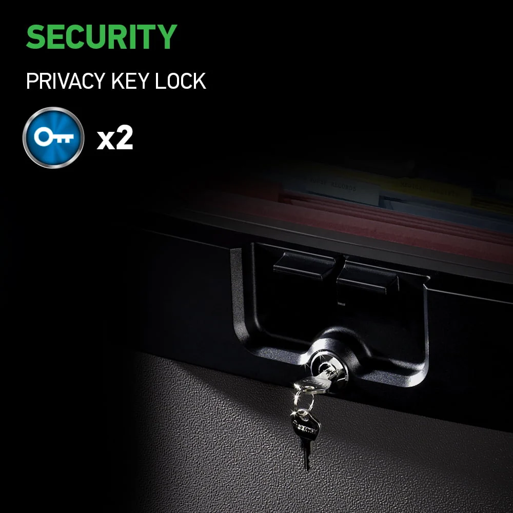 SentrySafe HD4100 Safe Box, Fire-Resistant and Water-Resistant with Key Lock 0.65 cu. ft.