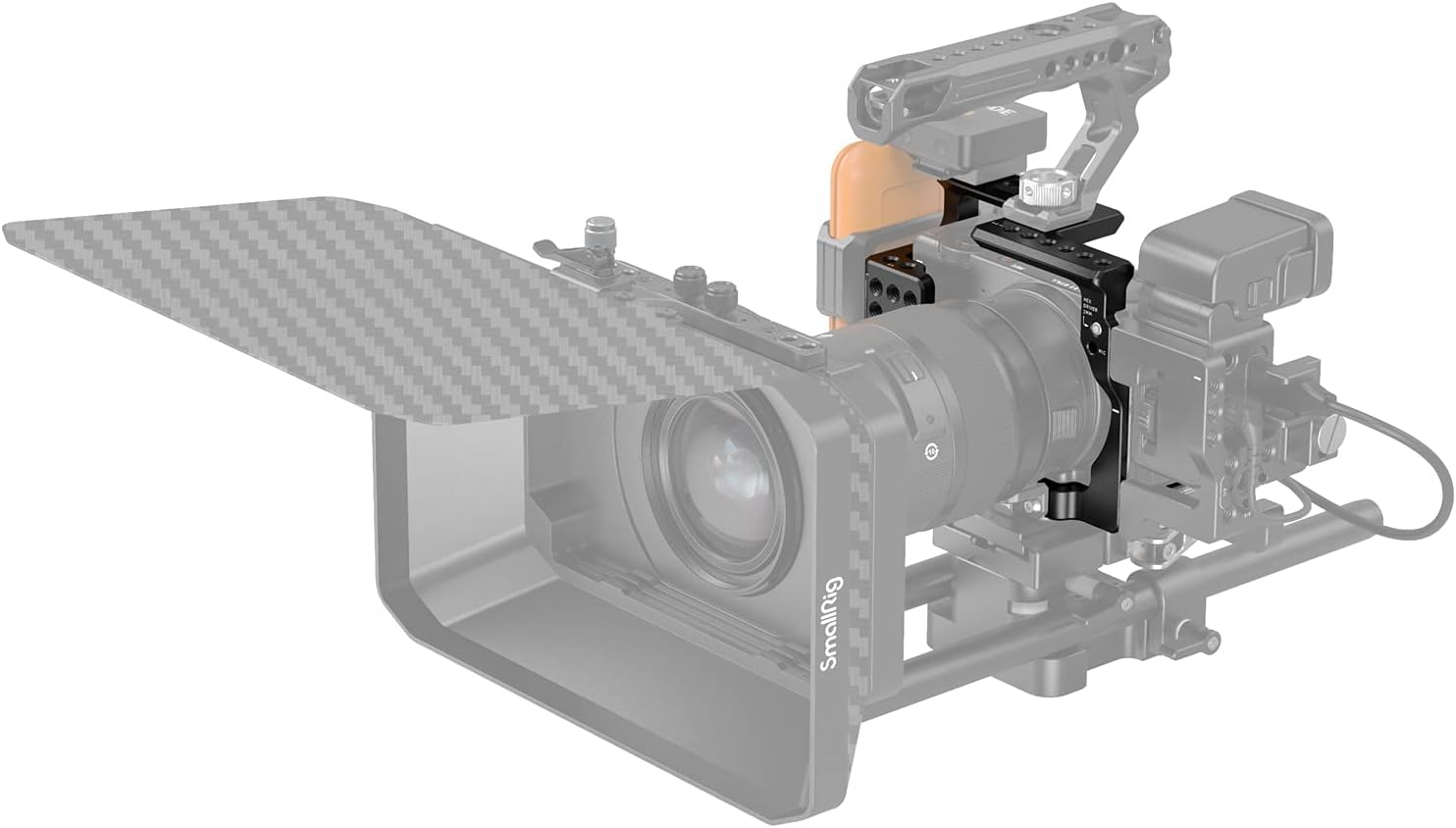 SmallRig Full Cage Only for Sigma fp & fp L Series, Comes with NATO Rail, Locating Holes for ARRI and 1/4 & 3/8 Threaded Holes - 3211