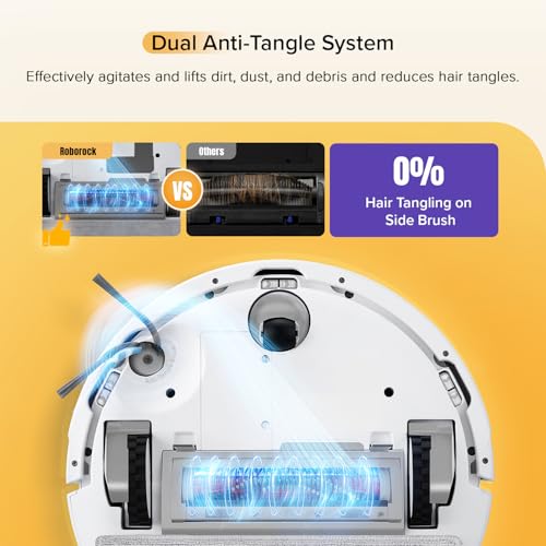 roborock Q5 Max+ Robot Vacuum with Self-Empty Dock, Upgraded from Q5+, 5500 Pa Suction, DuoRoller Brush, Hands-Free Cleaning for up to 7 Weeks, PreciSense LiDAR Navigation, App & Voice Control