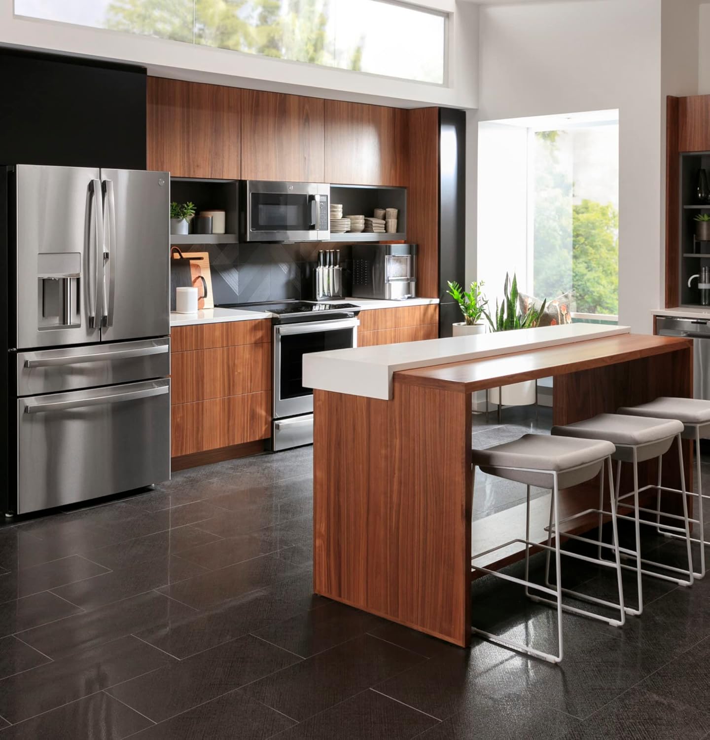 GE Profile PVD28BYNFS 27.6 Cu.Ft. Stainless French Door Smart Refrigerator