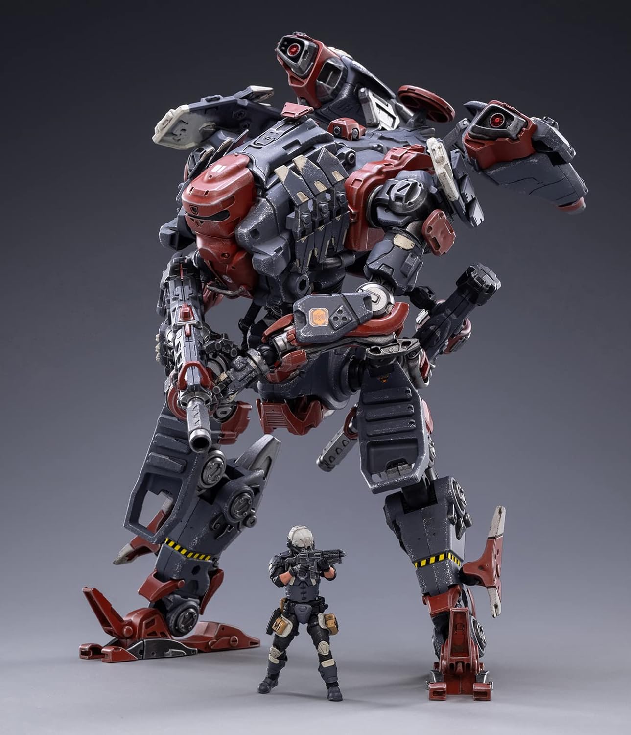 HiPlay JoyToy 1/25 Science-Fiction Robot Mecha Action Figures Full Set-Dark Source Series-Iron Wrecker 02 Tactical Mecha