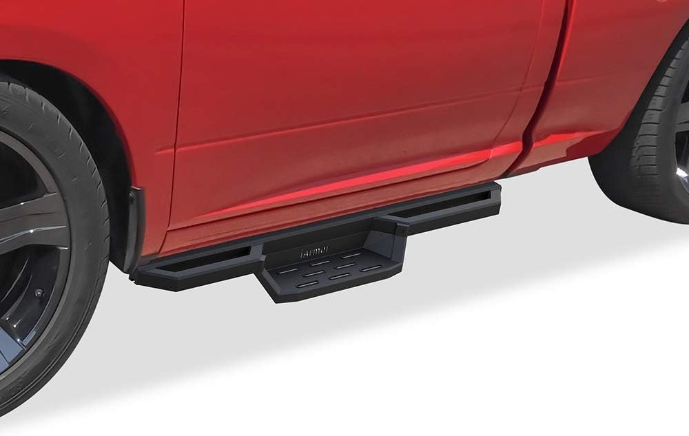 APS iArmor 6.5in Nerf Bars Drop Steps Square Tube Rocker Guards Compatible with Dodge Ram 1500 2500 3500 Regular Cab 09-18