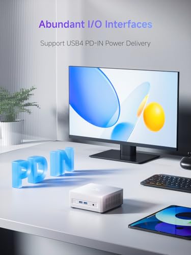 MINISFORUM UM880 Plus Mini PC AMD Ryzen 7 8845HS(8C/16T, up to 5.1GHz), 32GB DDR5 1TB PCIe4.0 SSD, HDMI+DP+USB4 Triple Outputs, OCuLink Port, 2.5G LAN, 5x USB Port, Radeon 780M Graphics Micro Computer