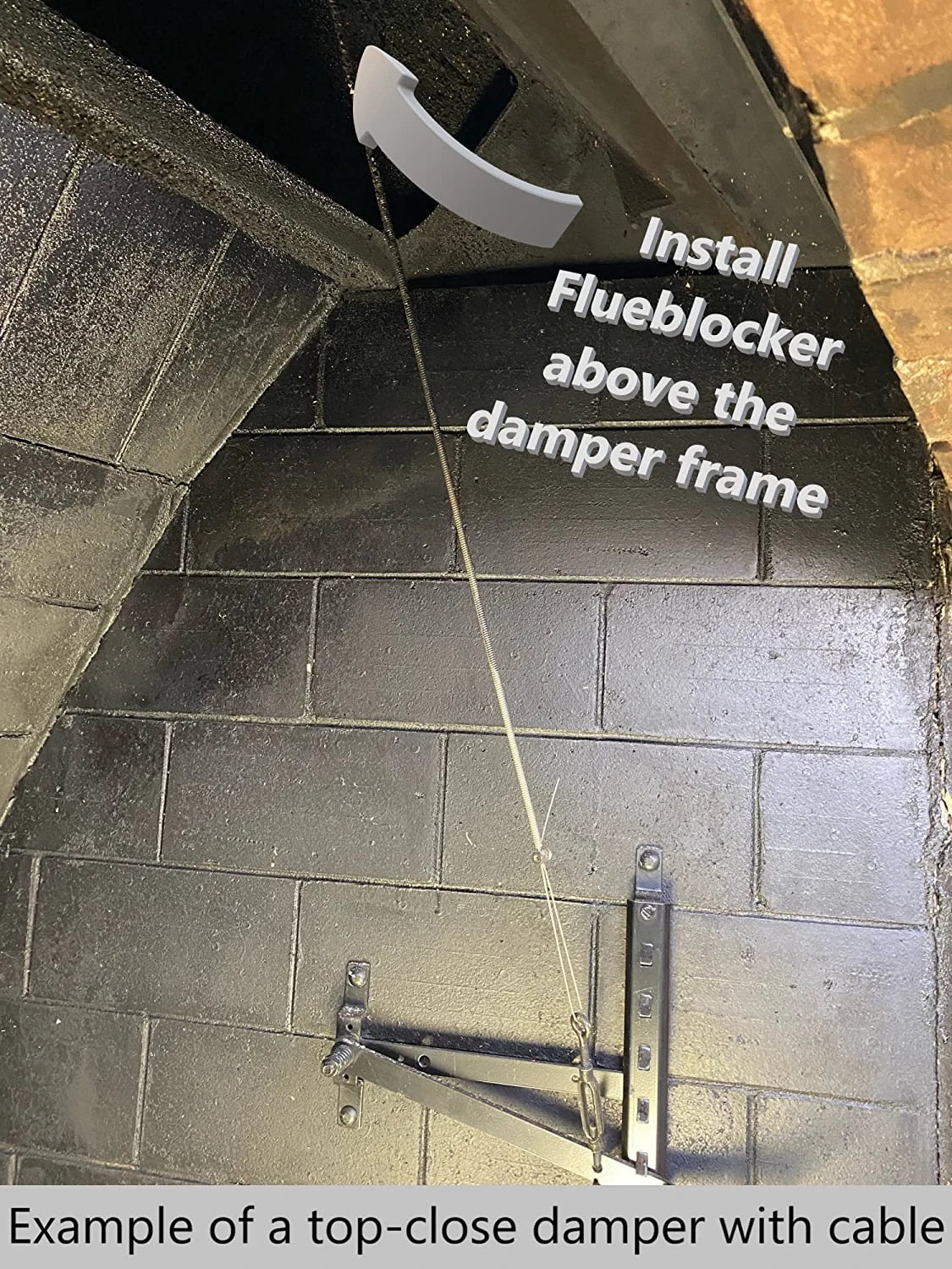 Flueblocker for 8"X24" Wool Material Chimney Flue – Chimney Sheep Fireplace Draft Stopper Plug Replacement Damper Fireplace Tool - Save Energy Block Odor & Debris