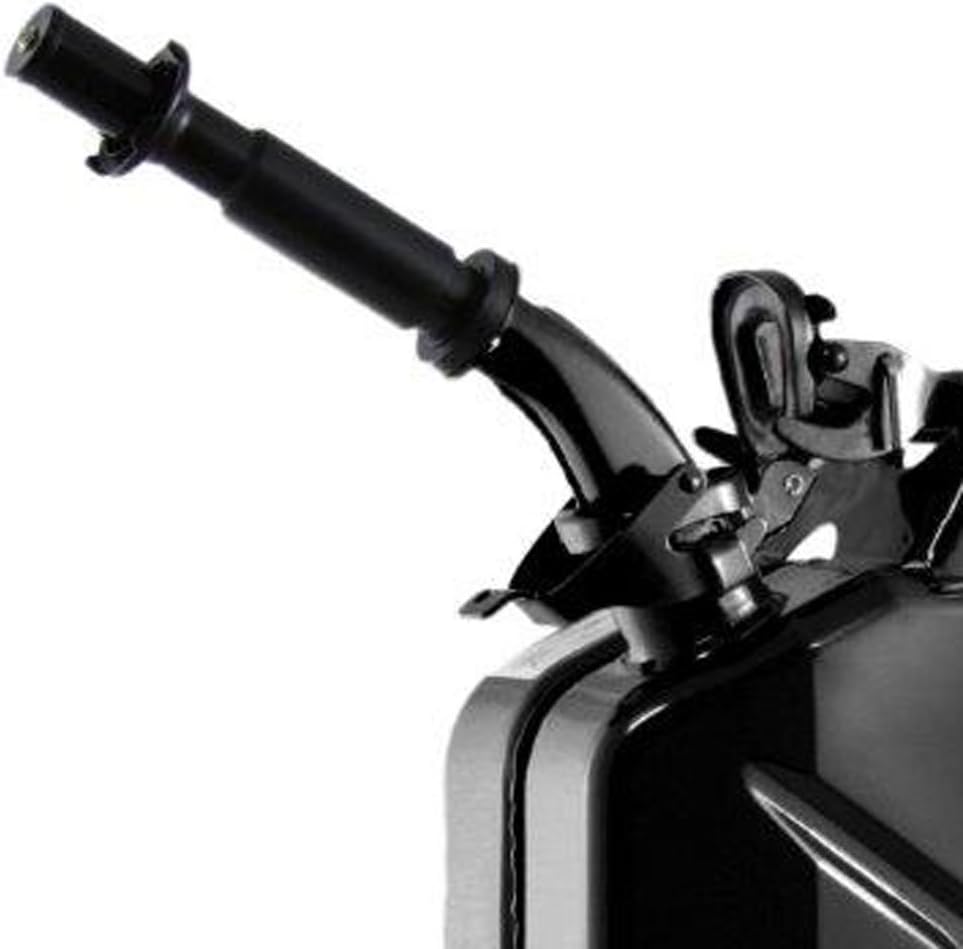 Wavian USA JC0020BVS Authentic NATO Jerry Fuel Can and Spout System Black (20 Litre)