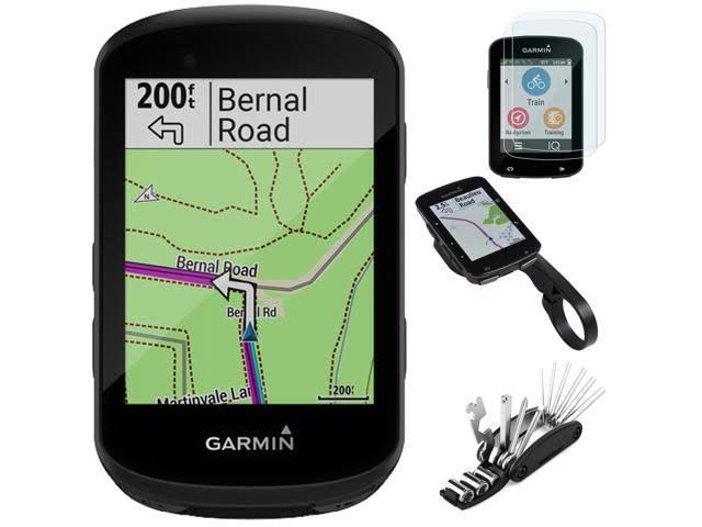 Garmin Edge 530 GPS Cycling Computer + Tempered Glass, Bike Mount