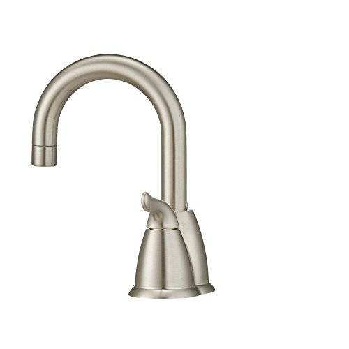 InSinkErator HOT250 Instant Hot Water Dispenser System, Single-Handle Faucet in Satin Nickel with 2/3-Gallon Stainless Steel Tank, H250SN-SS