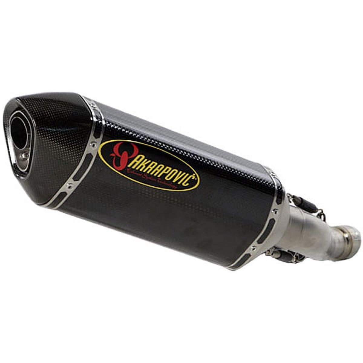 Akrapovic Carbon Triangle Slip-On Muffler w/Slash-Cut Cap (S-A10SO6-ZC)