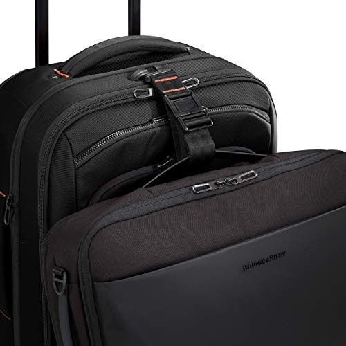 Briggs & Riley Domestic 22" Carry On Expandable Spinner - Luggage for Travel, Suitcases with Wheels, Softside Rolling Bag for Men & Women, Self-Repairing Zipper - ZDX Collection, Hunter