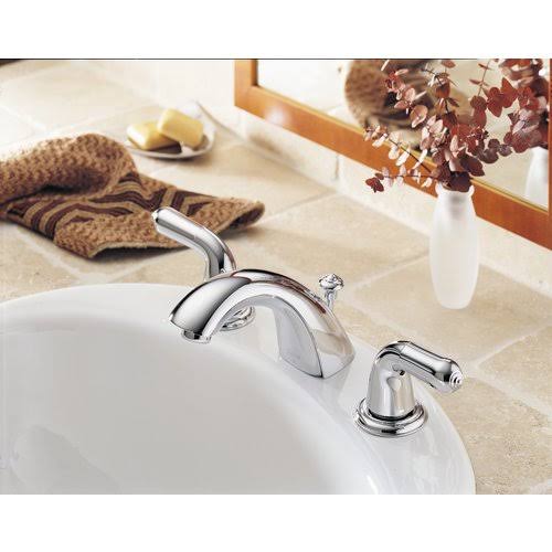 Delta 3530LF-SSMPU Classic Stainless Two Handle Widespread Faucet