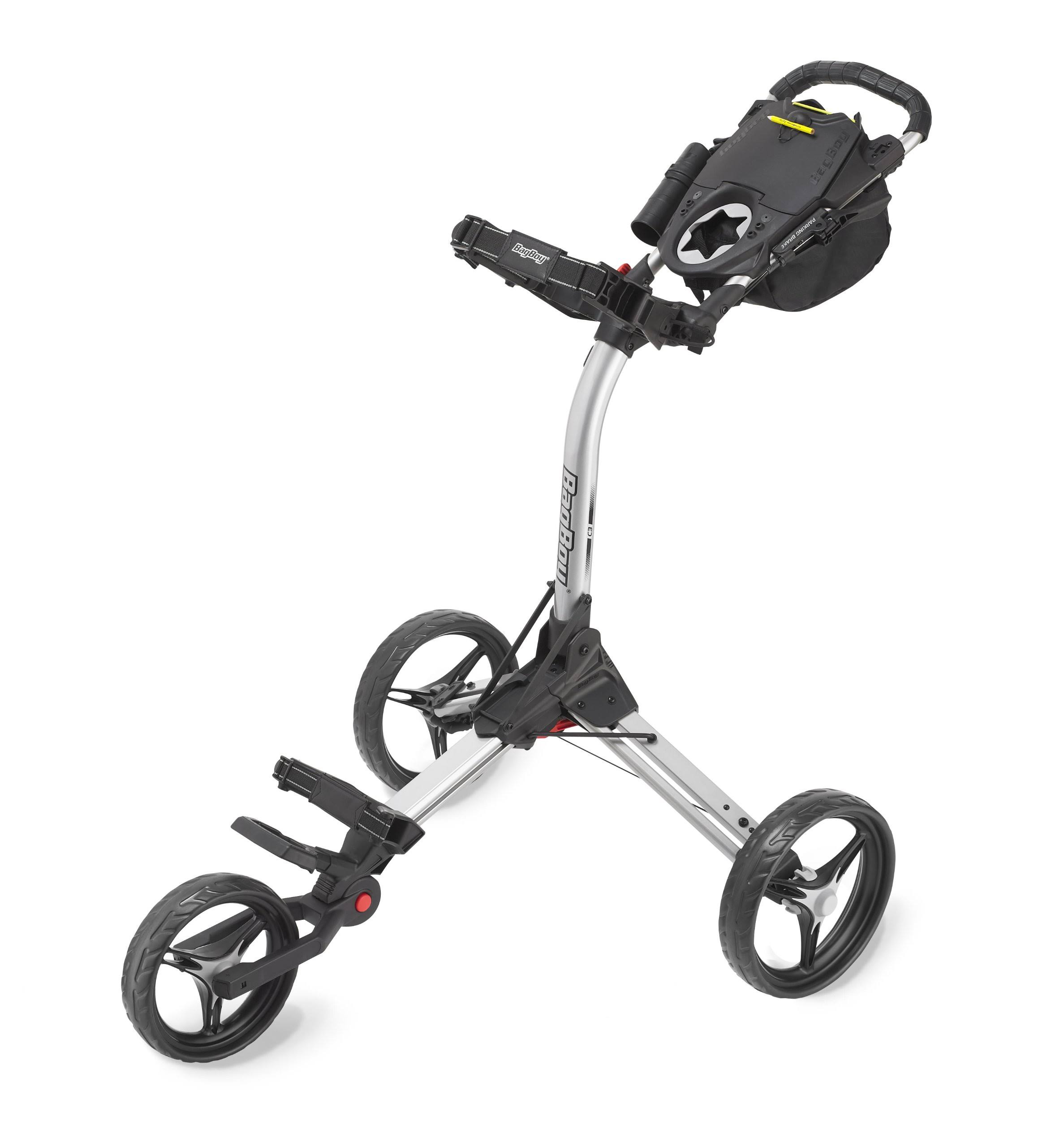 Bag Boy C3 Push Golf Cart, Silver