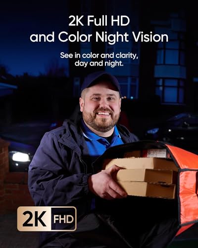 eufy Security Video Doorbell E340 (Battery Powered), Dual Cameras with Delivery Guard, 2K Full HD and Color Night Vision, HomeBase S380 Compatible, No Monthly Fee