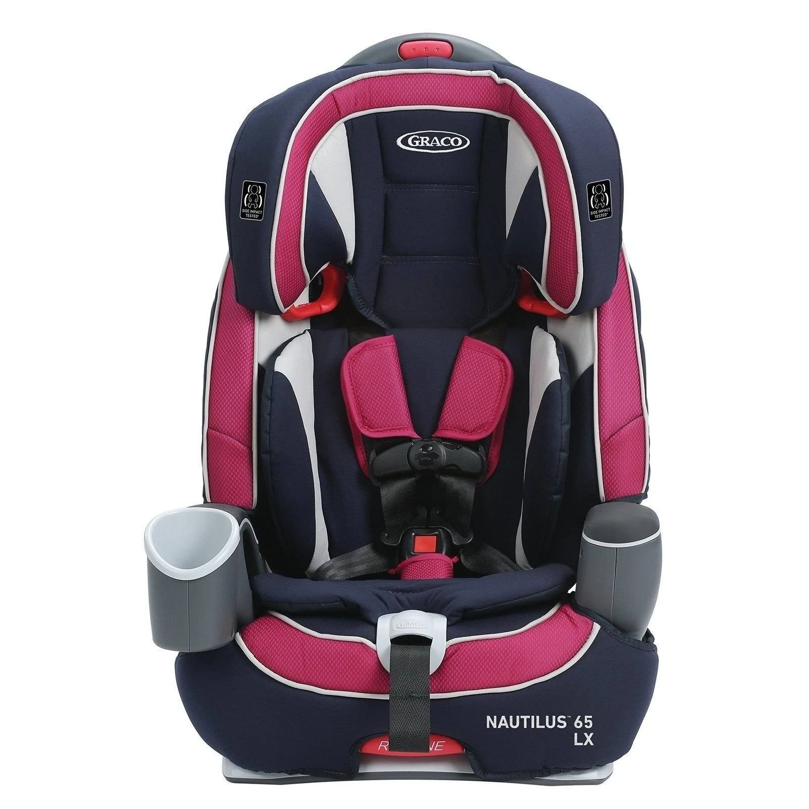 Graco 1946249 Nautilus 65 LX 3 in 1 Harness Booster Car Seat - Ayla