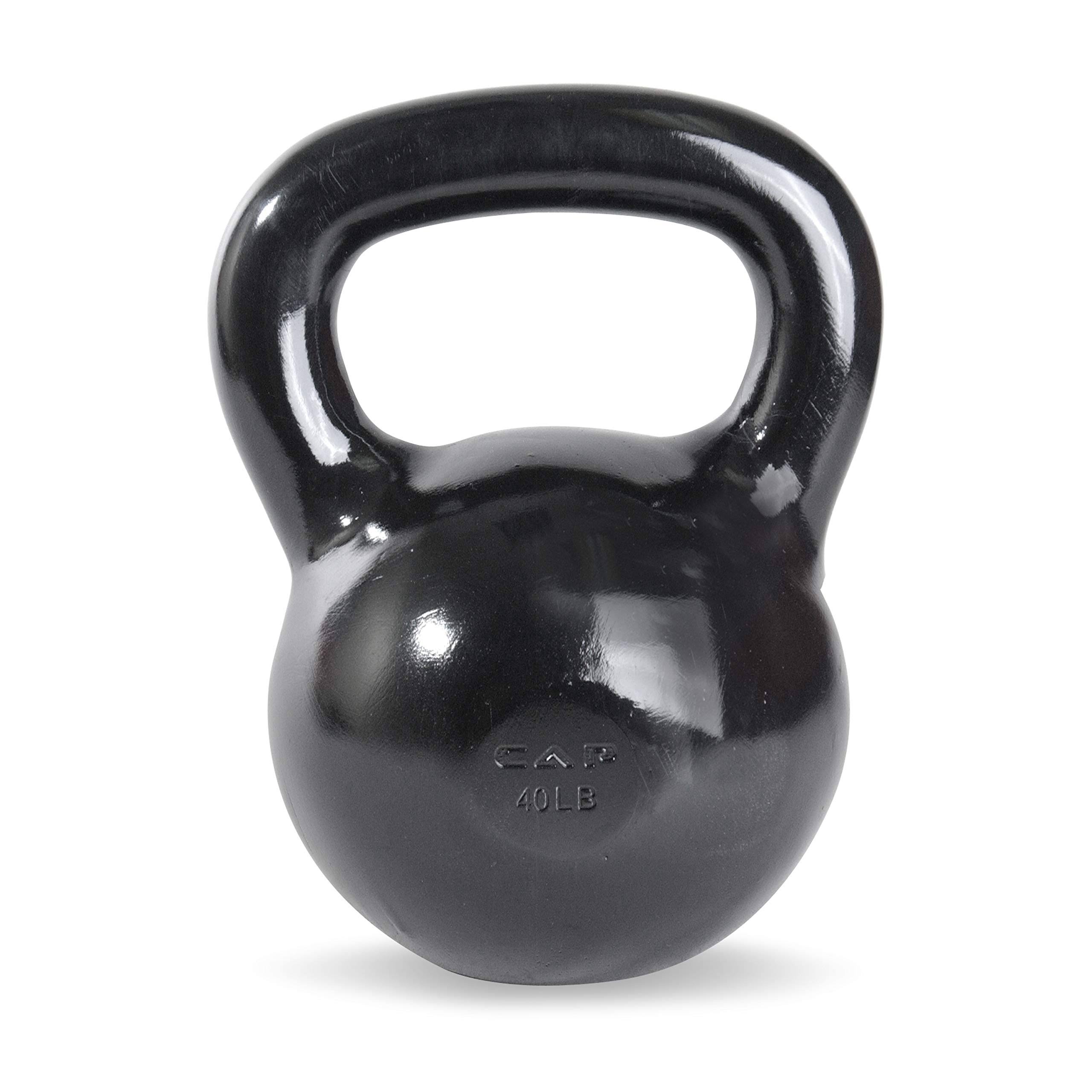 Cap Barbell 40 lb Cast Iron Kettlebell