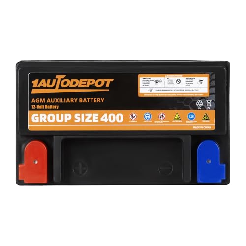 BCI Group 24F Car Battery, 12V 70Ah Automotive Battery Premium Maintenance Free AGM Batteries, 710CCA, 120RC, 36 Months Warranty