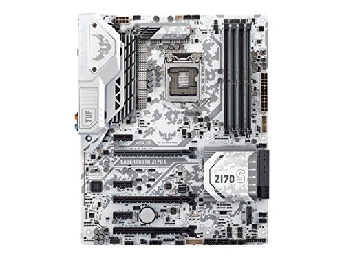 ASUS TUF LGA1151 DDR4 DisplayPort HDMI M.2 USB 3.1 Z170 Standard ATX Motherboards Sabertooth Z170 Mark 1