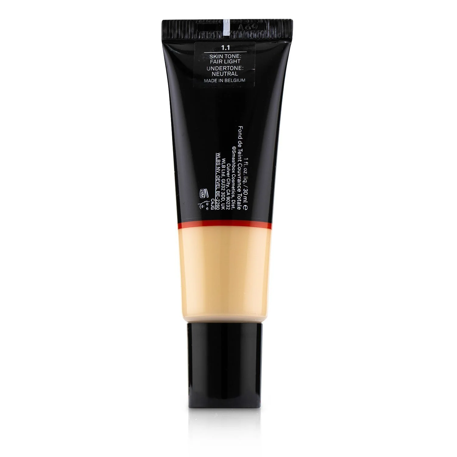 Smashbox Studio Skin Full Coverage 24 Hour Foundation - # 1 Fair With Cool Peach Undertone  30ml/1oz
