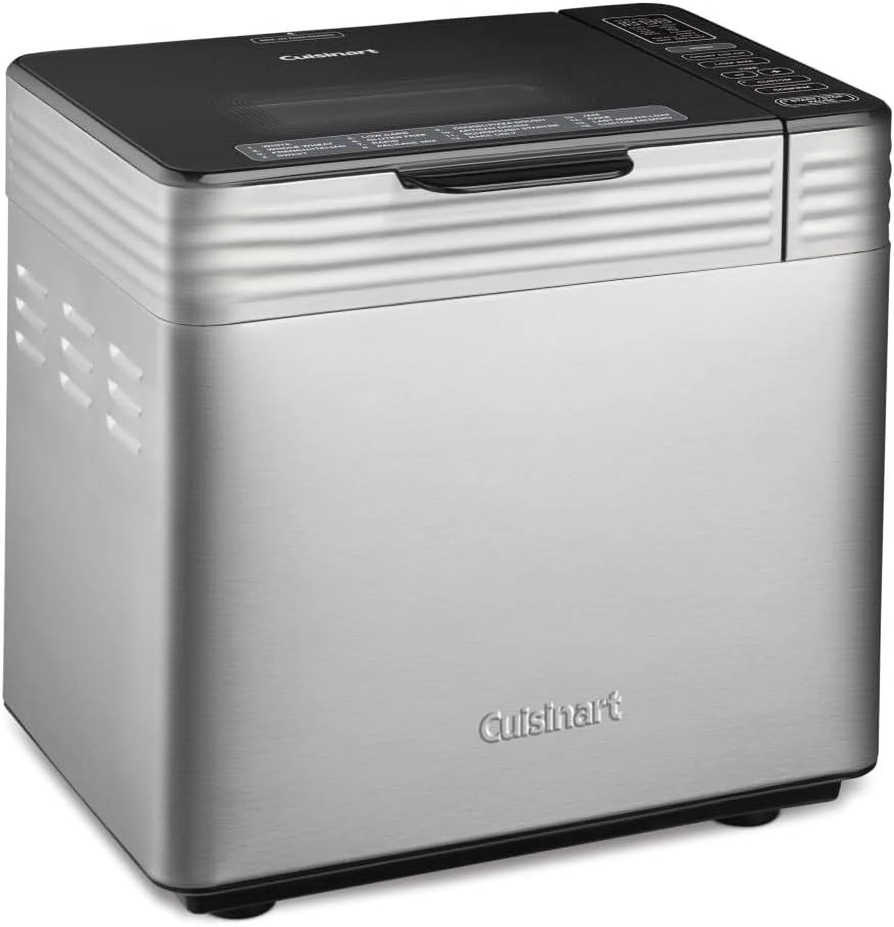 Convection Bread Maker Machine-16 Menu Options, 3 Loaf Sizes up to 2lbs, 3 Crust Colors-Includes Measuring Cup + Spoon & Kneading Hook, CBK-210, 12.25" x 8.85" x 13", Stainless Steel