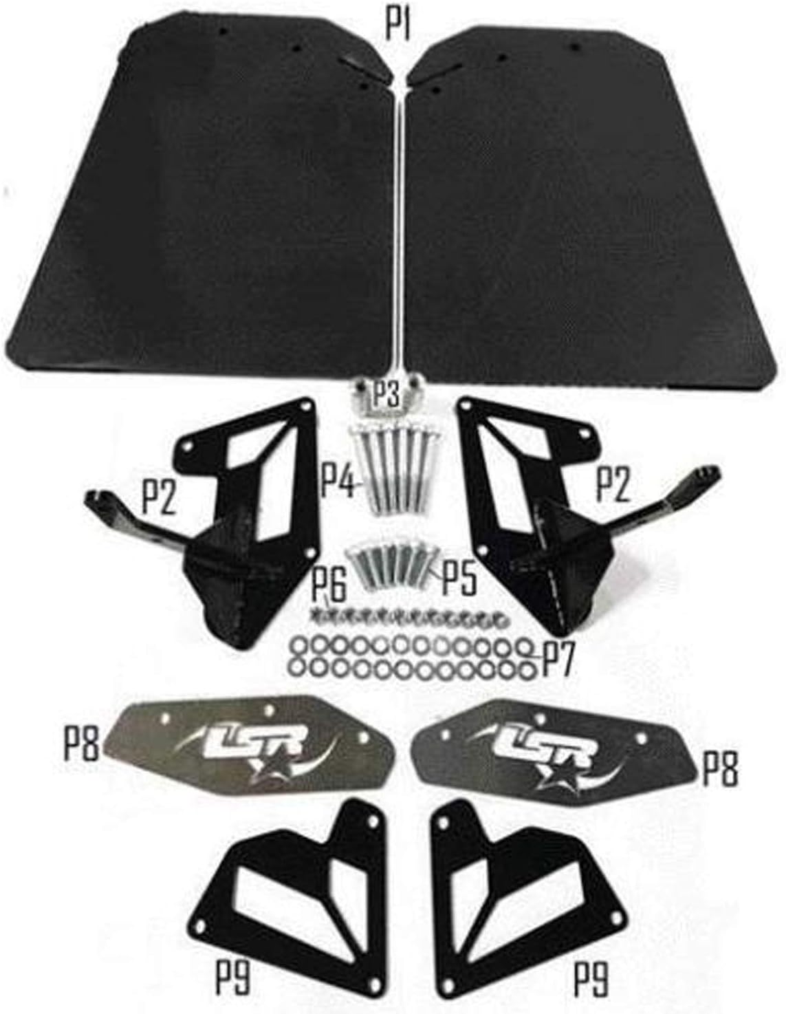 Can-Am Mud Flaps Kit 715004865 New Oem